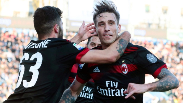 AC Milan celebrates