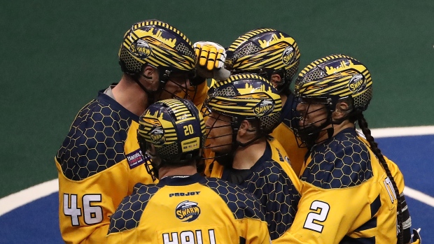 Georgia Swarm Celebrate, Steve Russell/Toronto Star via Getty Images Georgia Swarm Celebrate