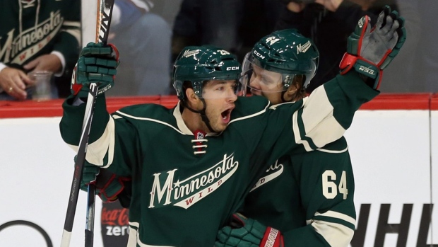 Jason Pominville and Mikael Granlund, The Canadian Press Jason Pominville and Mikael Granlund