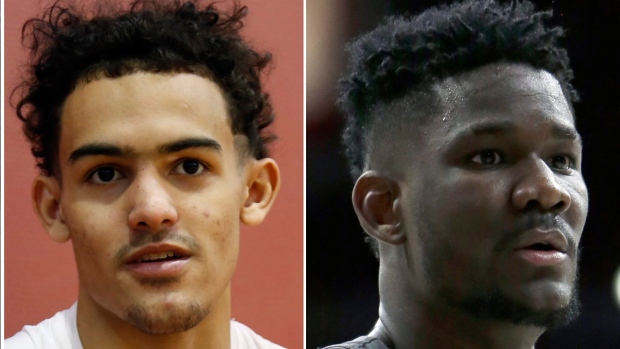 Trae Young and DeAndre Ayton, The Canadian Press Trae Young and DeAndre Ayton