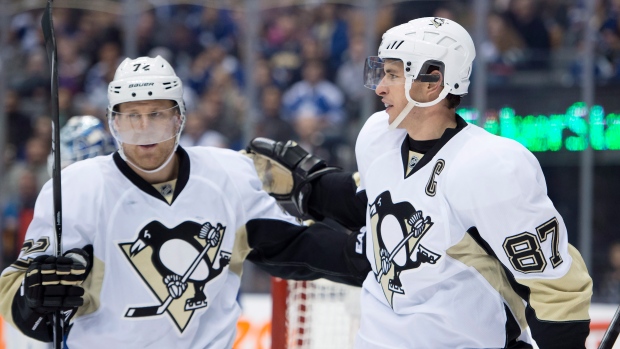 Sidney Crosby and Patric Hornqvist