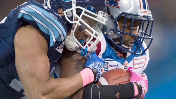 Alouettes move into tie for first in East with 20-12 victory over Argos Article Image 0, The Canadian Press Alouettes move into tie for first in East with 20-12 victory over Argos Article Image 0