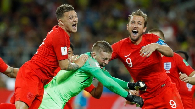 England Celebrate, The Canadian Press England Celebrate