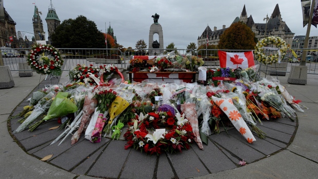 Floral tributes, The Canadian Press Floral tributes