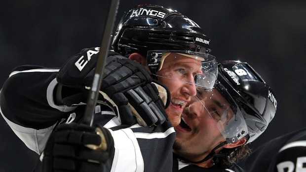 Jeff Carter and Drew Doughty