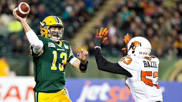 Mike Reilly , The Canadian Press Mike Reilly
