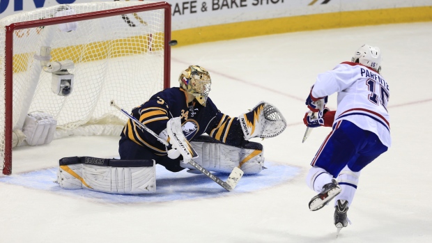 Parenteau scores on Neuvirth, The Canadian Press Parenteau scores on Neuvirth