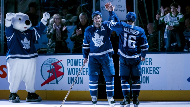 John Tavares and Mitchell Marner