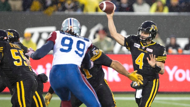 Zach Collaros, The Canadian Press Zach Collaros