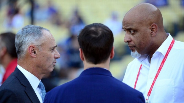 Rob Manfred Tony Clark Rob Manfred Tony Clark