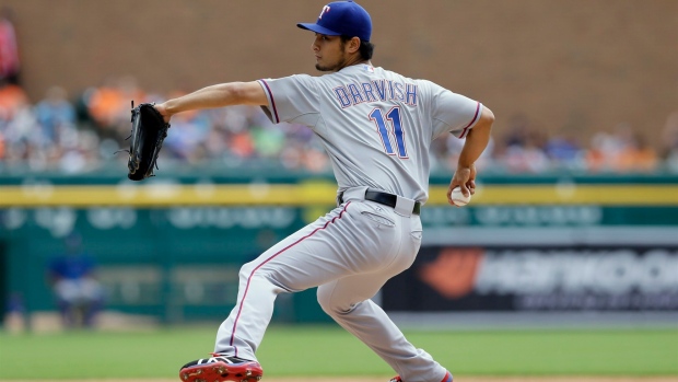 Rangers ace Yu Darvish scratched from start Tuesday at Minnesota because of neck stiffness Article Image 0