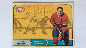 Jean Beliveau hockey card