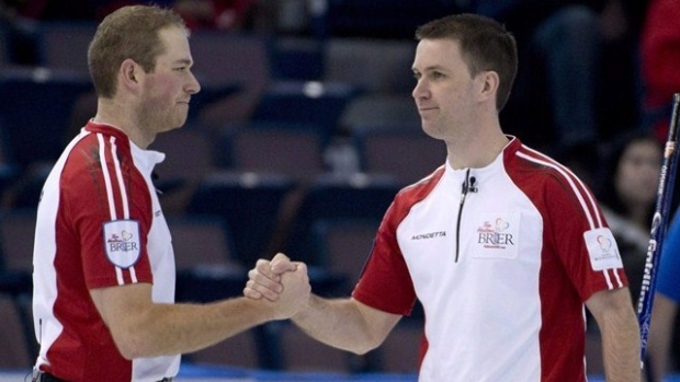 Brad Gushue and Geoff Walker