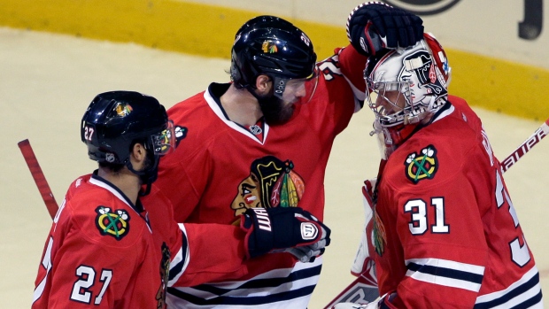 Chicago Blackhawks Celebrate, The Canadian Press Chicago Blackhawks Celebrate