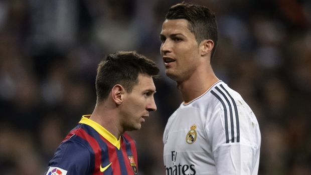 Cristiano Ronaldo Lionel Messi, DANI POZO/AFP/Getty Images Cristiano Ronaldo Lionel Messi