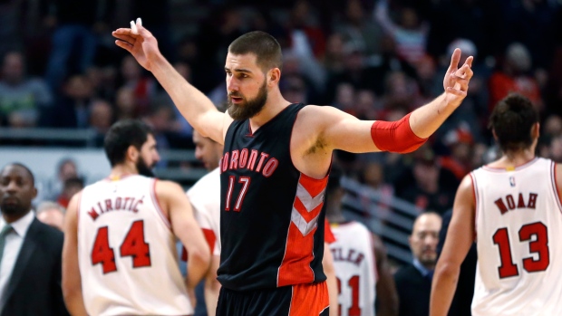 Jonas Valanciunas, The Canadian Press Jonas Valanciunas