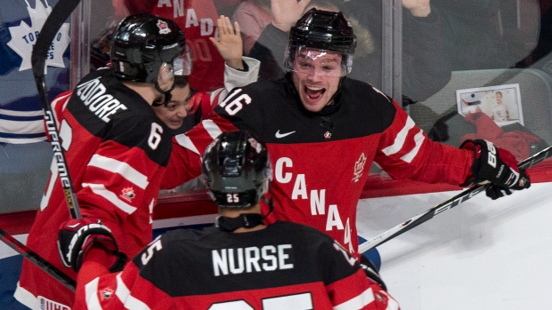 Team Canada Celebrates, The Canadian Press Team Canada Celebrates