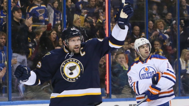 Blues David Backes Oilers, CP Blues David Backes Oilers