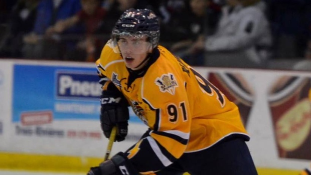 Anthony Beauviller, Judith St-Pierre/Shawinigan Cataractes Anthony Beauviller