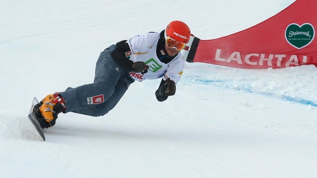 Austrian snowboarder Riegler wins parallel GS world title, Russia's Sobolev takes men's gold Article Image 0