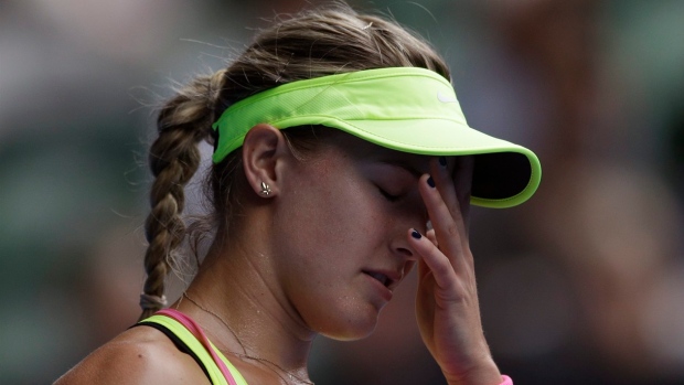 Eugenie Bouchard, The Canadian Press Eugenie Bouchard
