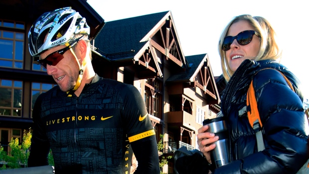 Lance Armstrong and Anna Hansen