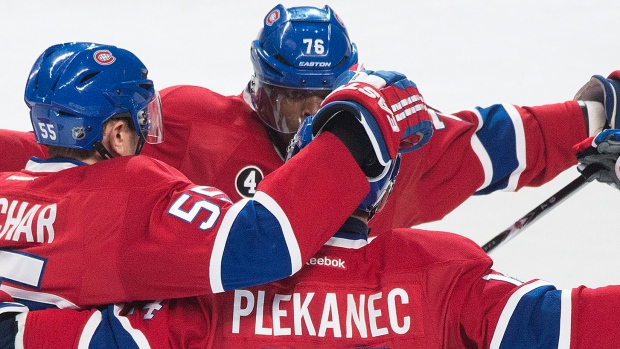 Canadiens Celebrate, CP Canadiens Celebrate