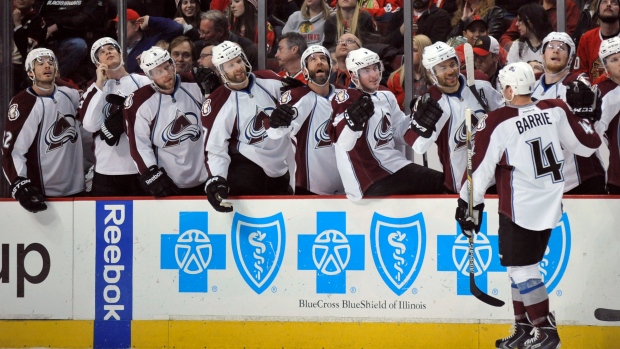 Barrie, Avalanche celebrate, The Canadian Press Barrie, Avalanche celebrate