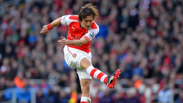 Tomas Rosicky, The Canadian Press Tomas Rosicky