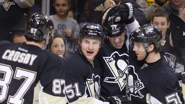 Pittsburgh Penguins celebrate, The Canadian Press Pittsburgh Penguins celebrate