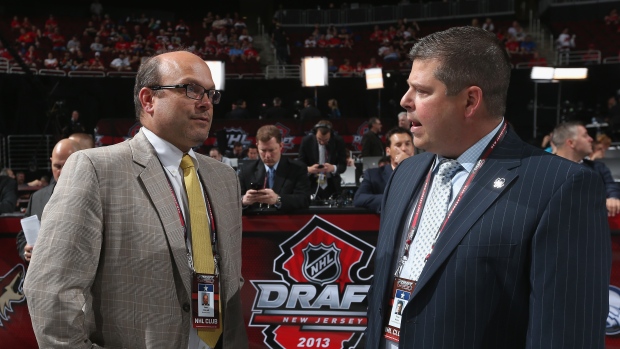 Peter Chiarelli and Dave Nonis, Getty Images Peter Chiarelli and Dave Nonis