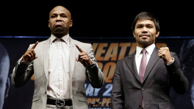 Floyd Mayweather Jr. and Manny Pacquiao 