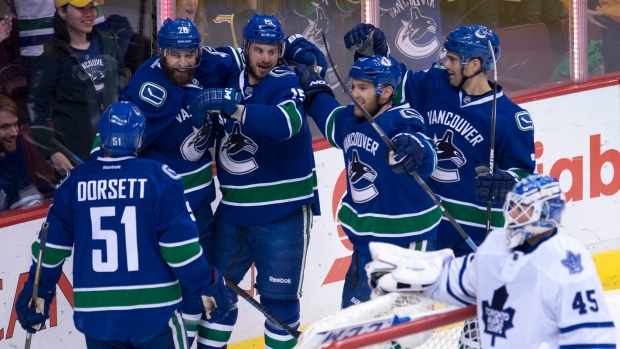 Canucks Celebrate, CP Canucks Celebrate
