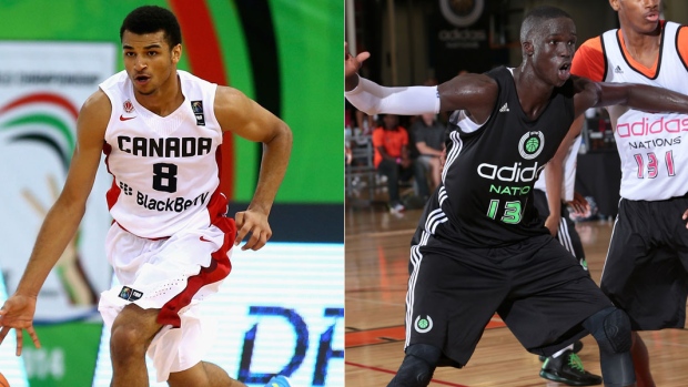 Jamal Murray and Thon Maker