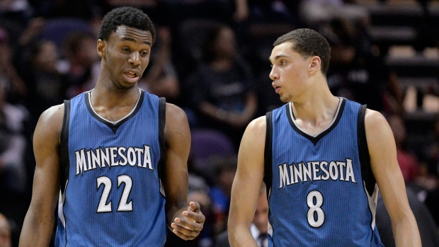 Andrew Wiggins, Zach LaVine, The Canadian Press Andrew Wiggins, Zach LaVine