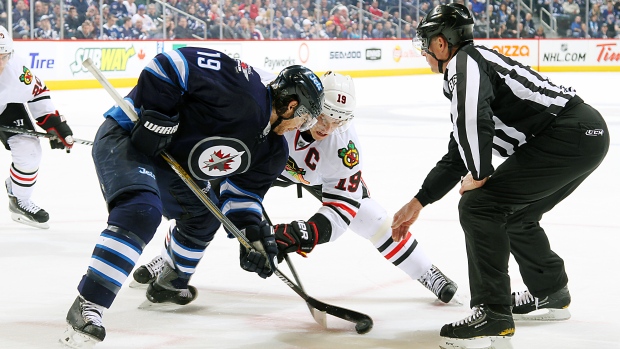 Jonathan Toews, Jonathan Kozub/National Hockey League/Getty Images Jonathan Toews