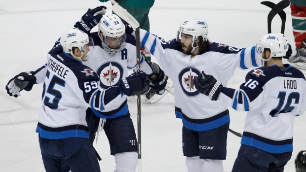 Winnipeg Jets Celebrate, The Canadian Press Winnipeg Jets Celebrate