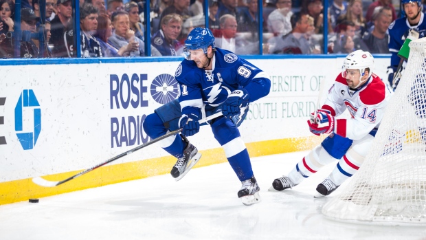 Steven Stamkos and Tomas Plekanec, Scott Audette/National Hockey League/Getty Images Steven Stamkos and Tomas Plekanec