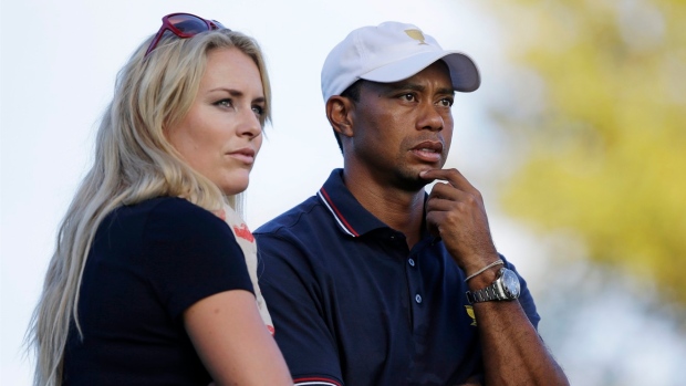Tiger Woods and Lindsay Vonn, The Canadian Press Tiger Woods and Lindsay Vonn