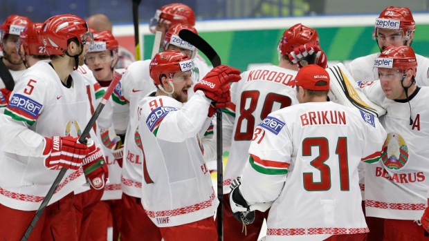 Team Belarus Celebrates