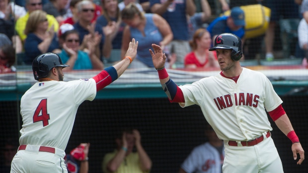 Mike Aviles and Yan Gomes