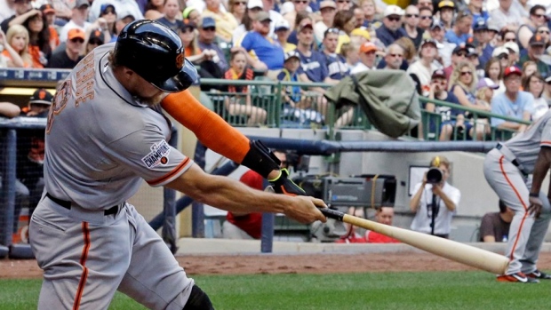 Hunter Pence, The Canadian Press Hunter Pence