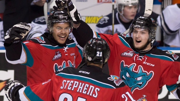 Kelowna Rockets Celebrate, The Canadian Press Kelowna Rockets Celebrate