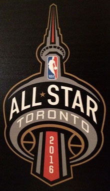 2016 NBA All-Star Game logo Toronto