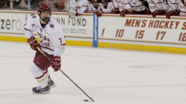 Noah Hanifin, Boston Globe/Boston Globe/Getty Images Noah Hanifin
