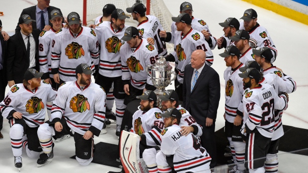 Chicago Blackhawks Celebrate, The Canadian Press Chicago Blackhawks Celebrate
