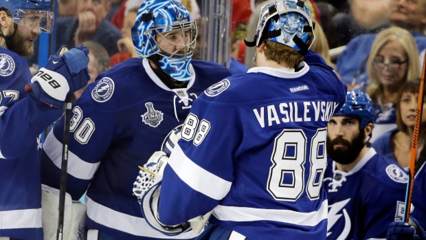Bishop and Vasilevskiy, The Canadian Press Bishop and Vasilevskiy