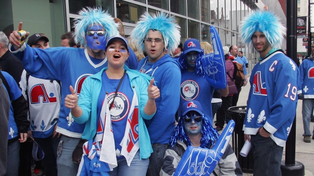 Nordiques Fans, Andy Marlin/Getty Images Nordiques Fans