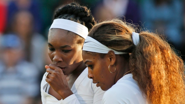 Serena Williams Venus Williams, The Canadian Press Serena Williams Venus Williams
