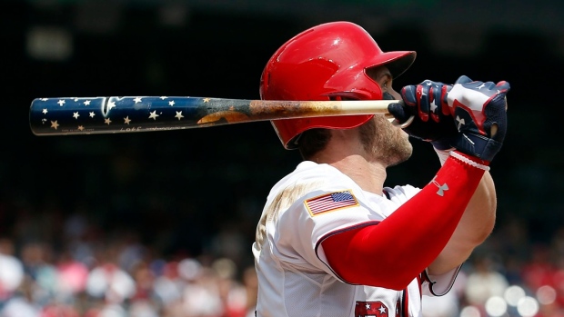 Nats slugger Harper to skip All-Star HR Derby because dad can't pitch after shoulder surgery Article Image 0